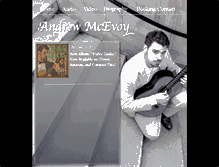 Tablet Screenshot of andrewmcevoyguitar.com